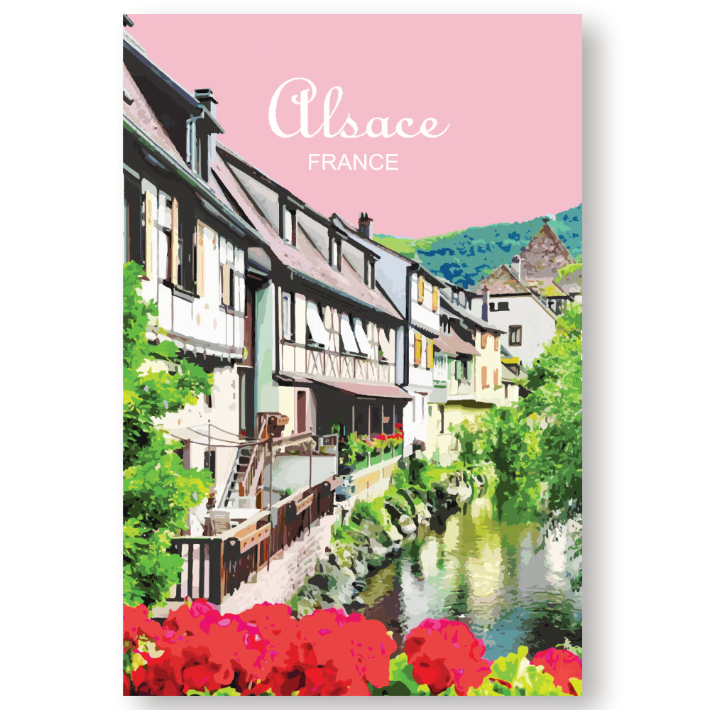 Alsace, France | Printable Poster