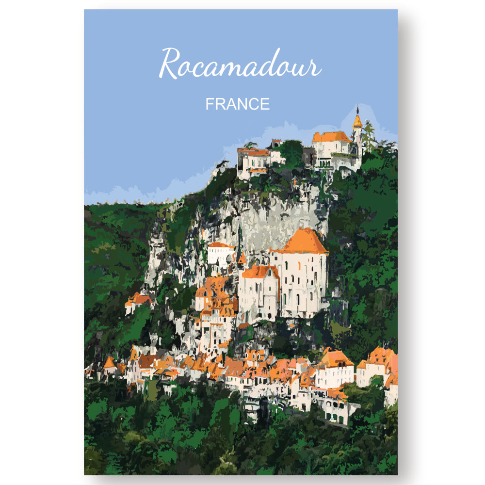 Rocamadour, France | Printable Poster