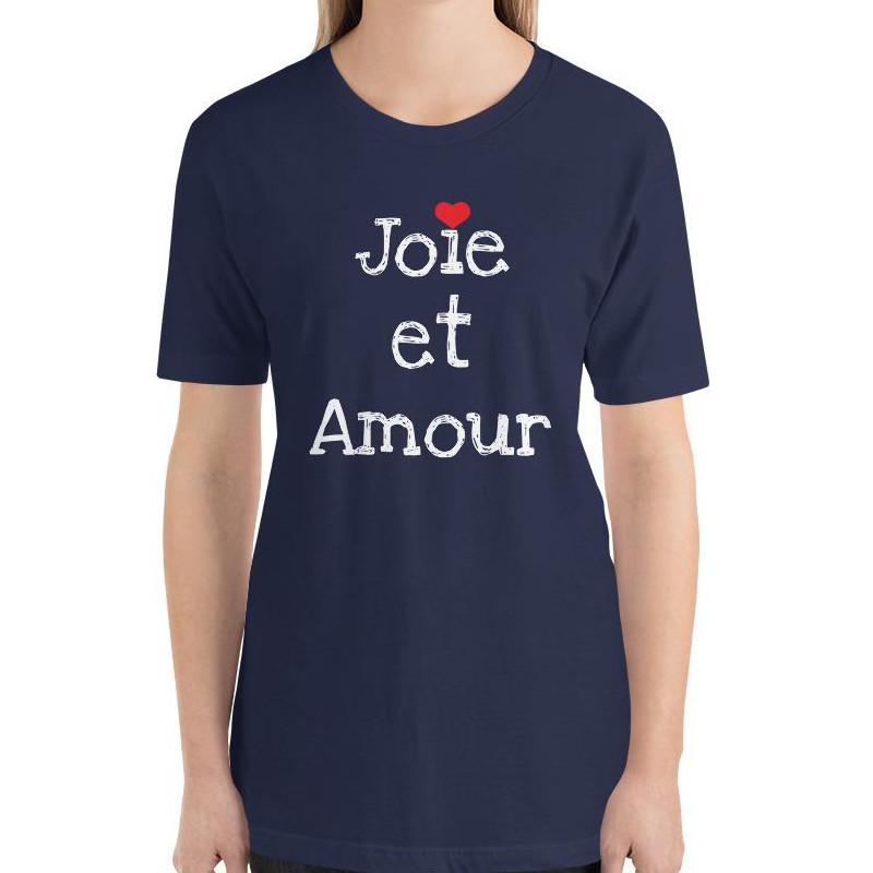 Joie et Amour | Women's T-Shirt - Women's T-shirt from Ainsi Hardi Paris France