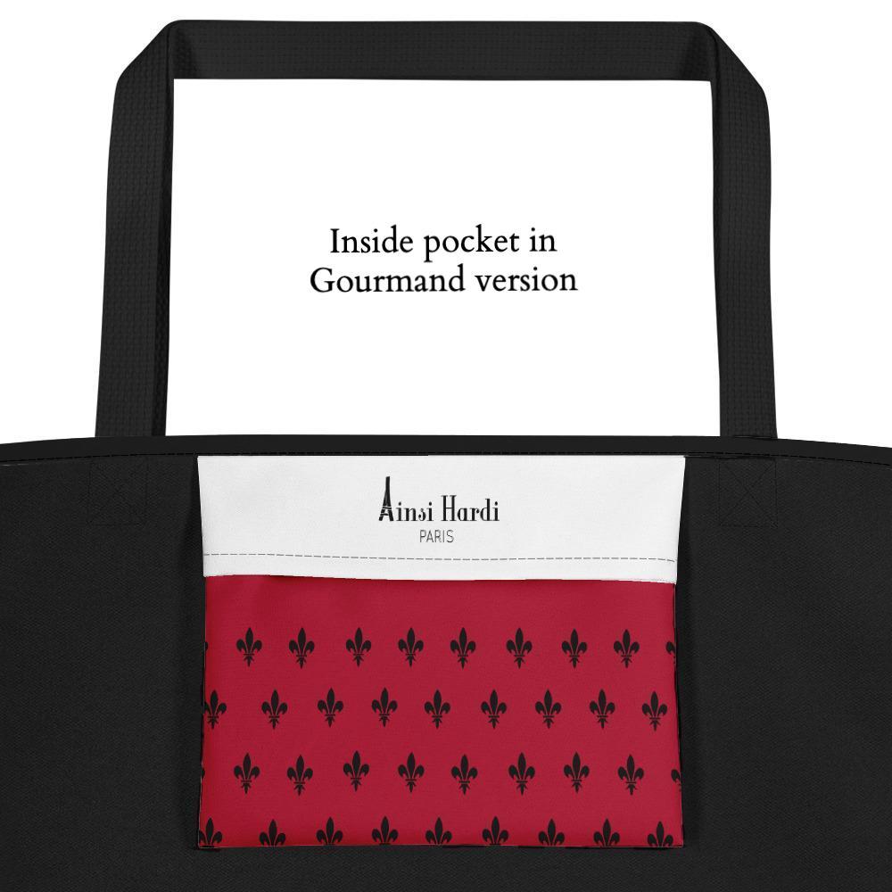 Parisian Black | Tote bag - Tote bag from Ainsi Hardi Paris France