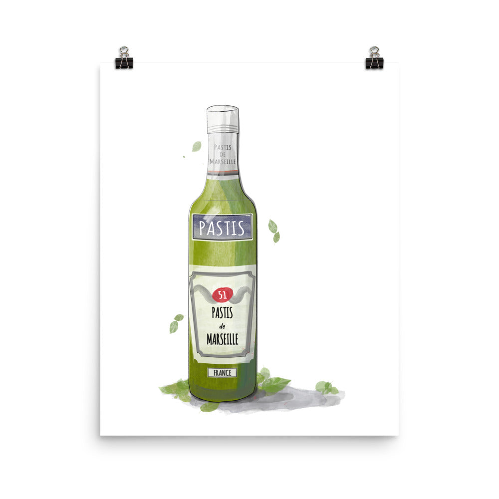 Pastis de Marseille | Giclée Print