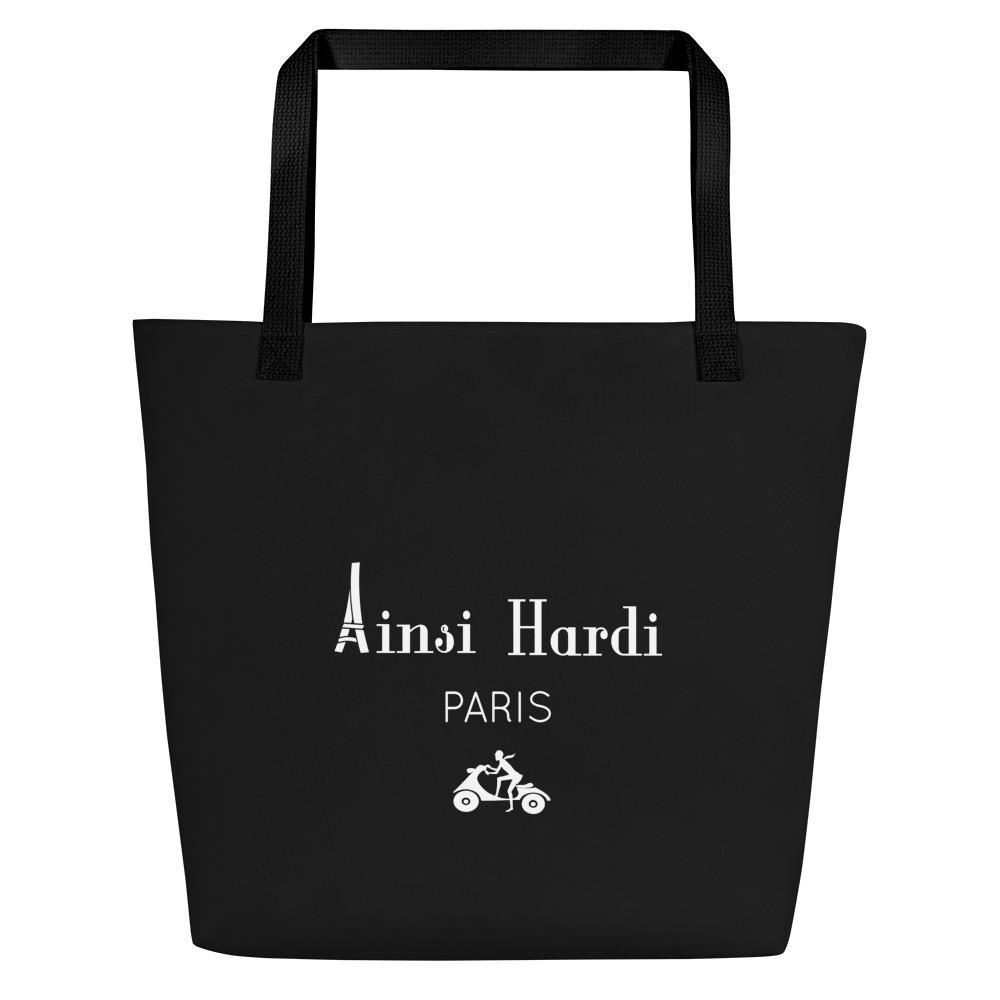 Parisian Black | Tote bag - Tote bag from Ainsi Hardi Paris France