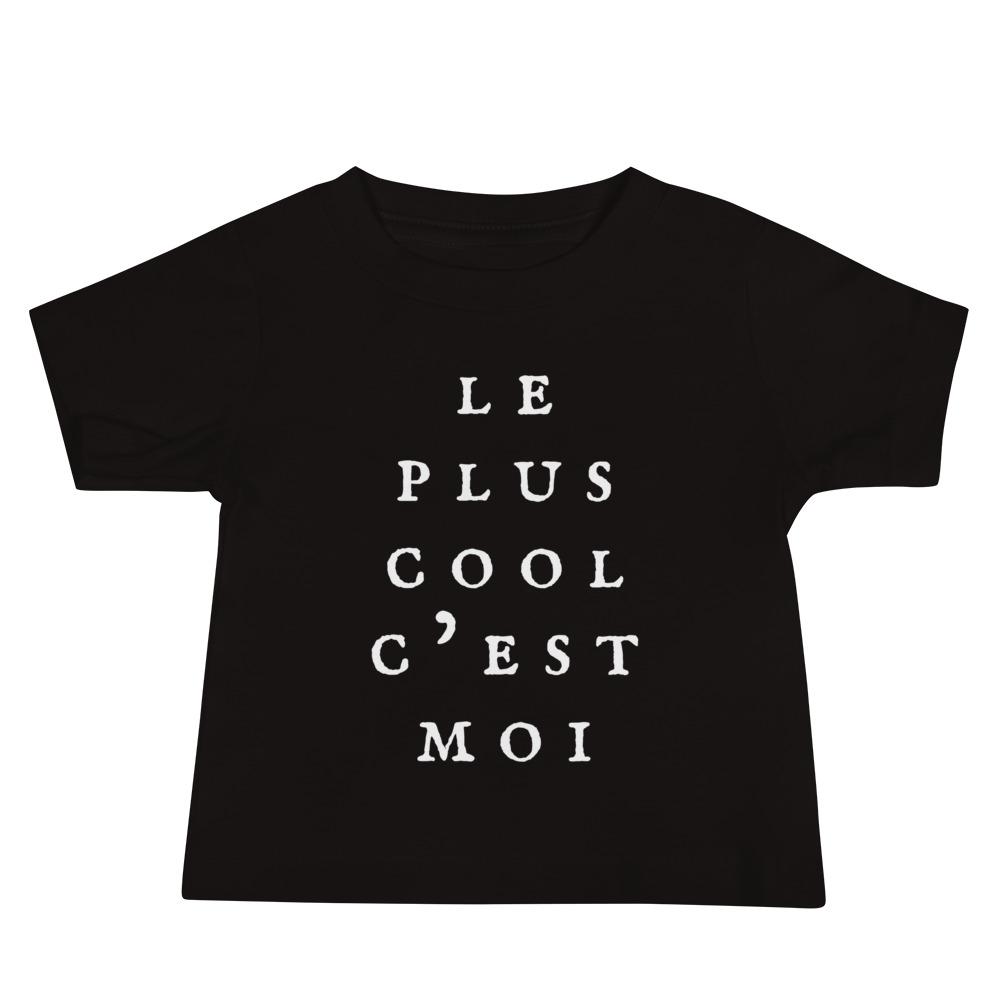Le Plus Cool C'est Moi Children's Black T-shirt - Children's T-Shirt from Ainsi Hardi Paris France