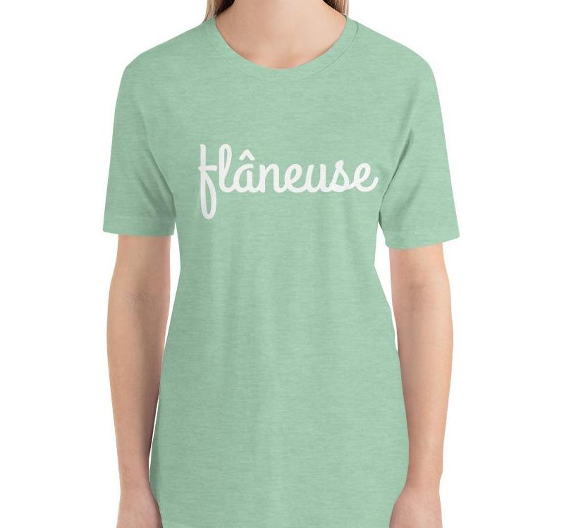 Wandering Flâneuse T-Shirt - Women's T-shirt from Ainsi Hardi Paris France