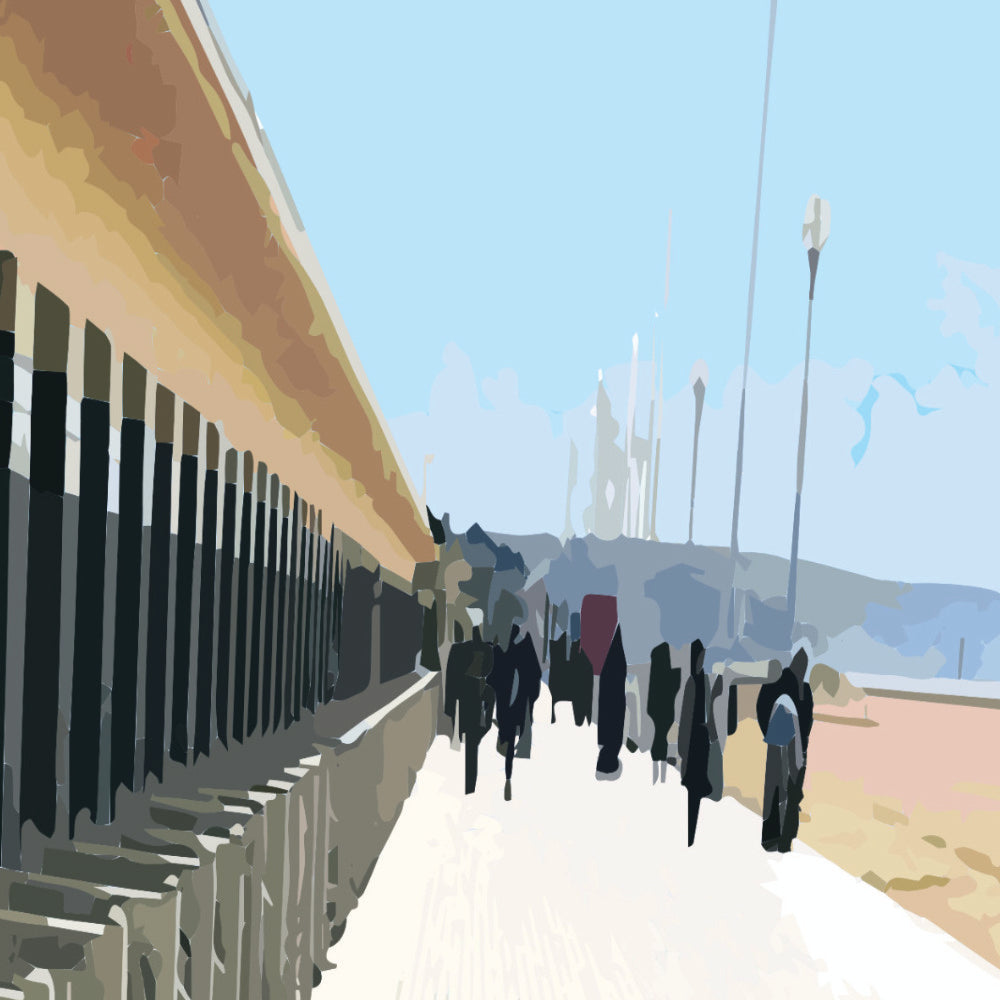 Plage de Deauville, Normandie | | Affiche imprimable