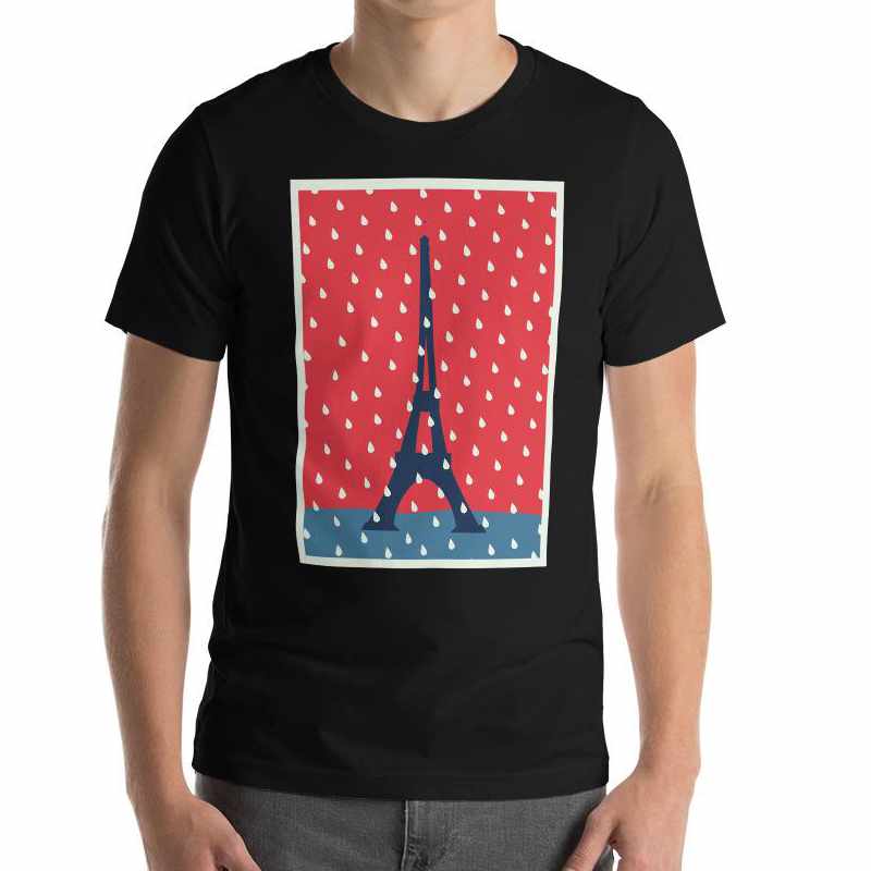 Eiffel Tower Paris | Men's Short-Sleeve T-Shirt