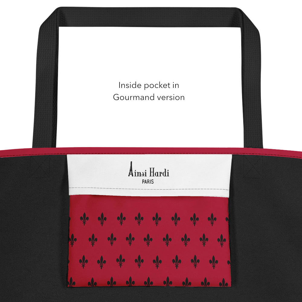 Bloom Bud Red | Tote Bag - Tote bag from Ainsi Hardi Paris France