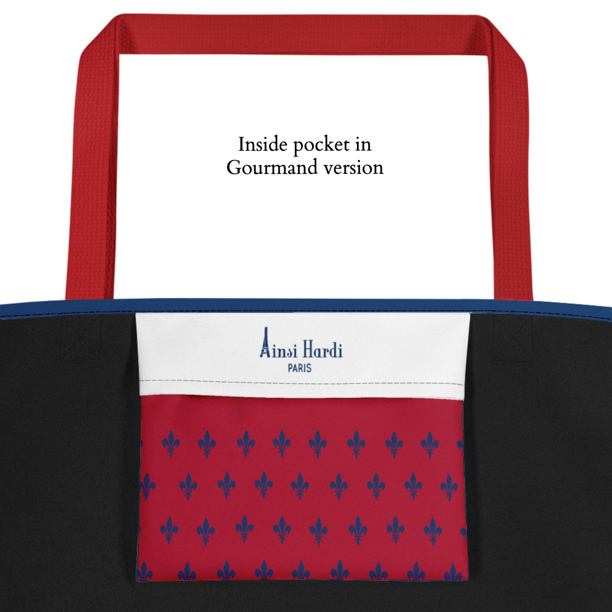 Red, White, and Blue | Tote bag - Tote bag from Ainsi Hardi Paris France