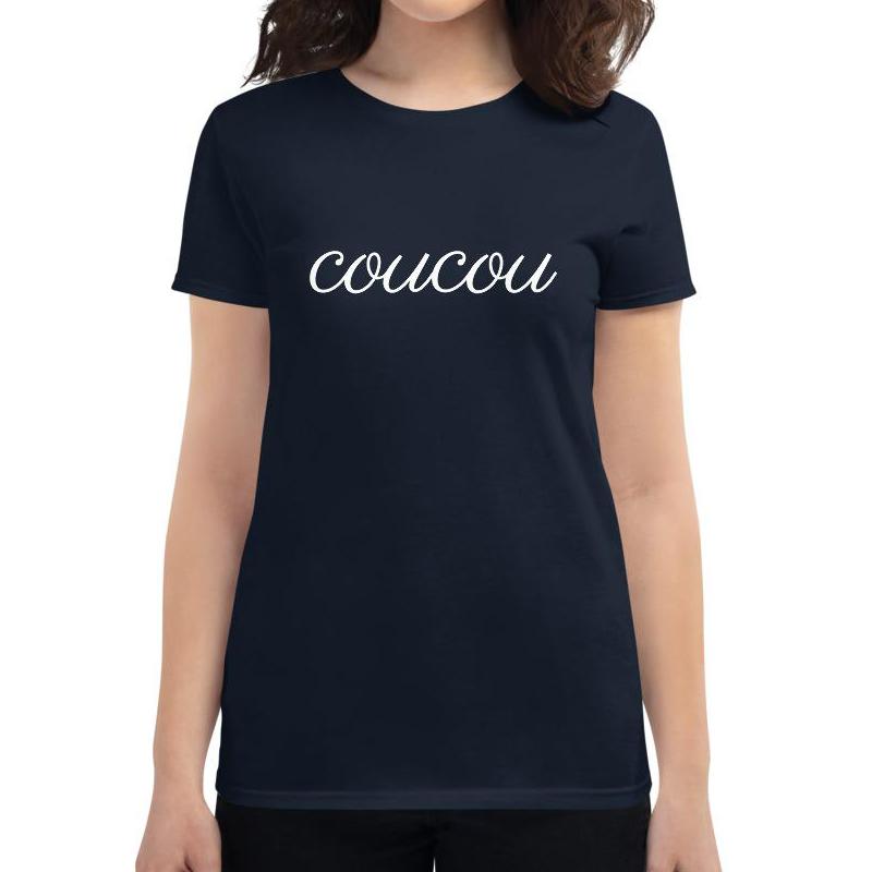 Coucou | Women's short sleeve t-shirt - Women's T-shirt from Ainsi Hardi Paris France