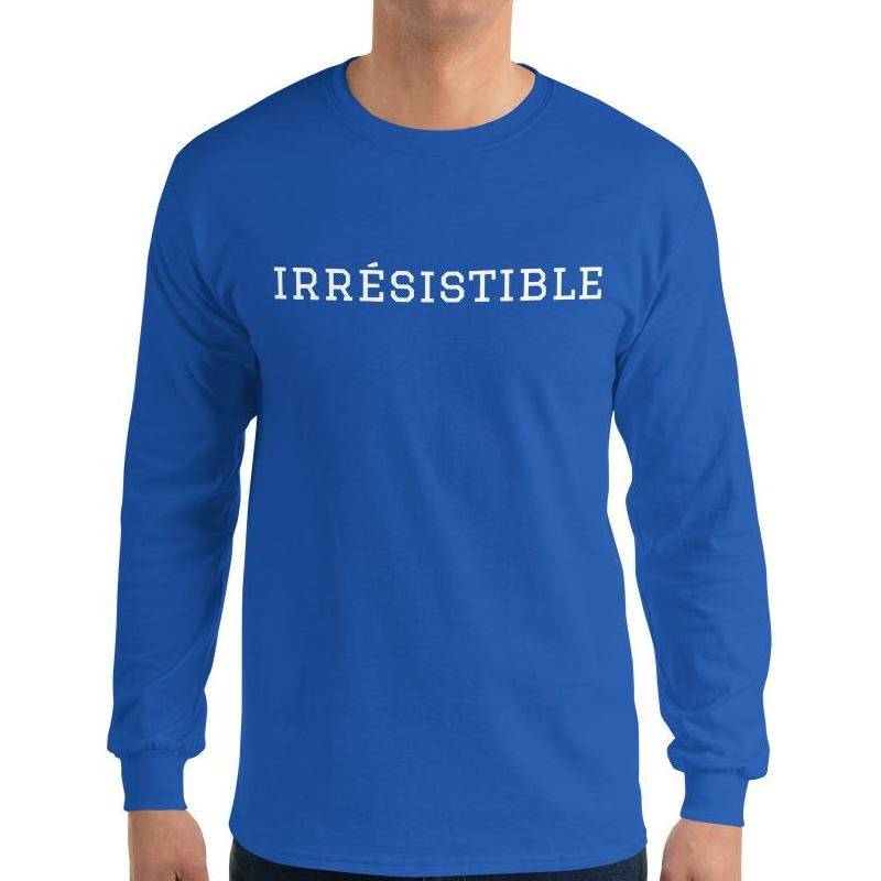 Irrésistible Long Sleeve T-Shirt - Men's Long Sleeve T-Shirt from Ainsi Hardi Paris France