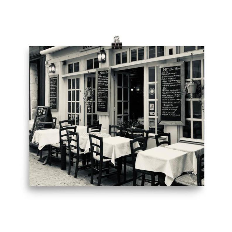 French Brasserie | Photography Print - Poster from Ainsi Hardi Paris France