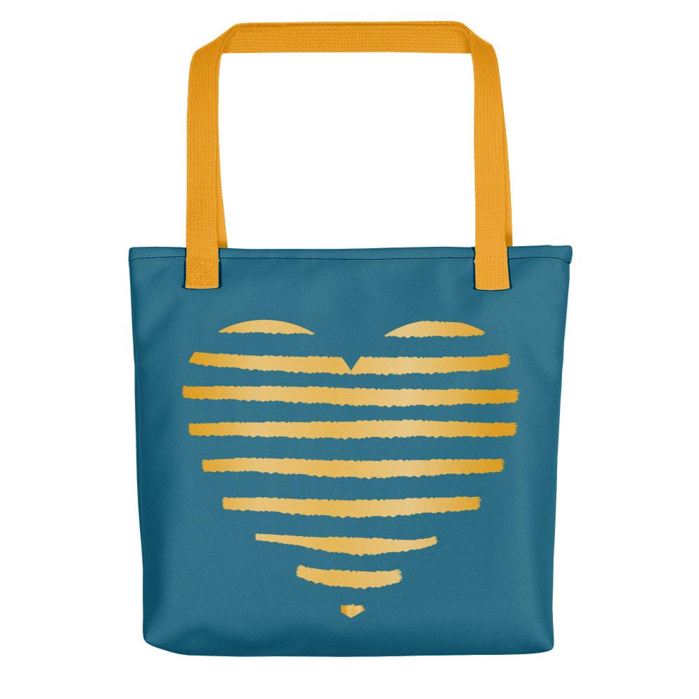 Golden heart | Tote Bag - Tote bag from Ainsi Hardi Paris France