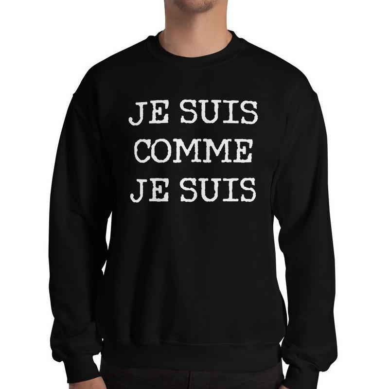 I am as I am Sweatshirt - Men's Sweatshirt from Ainsi Hardi Paris France
