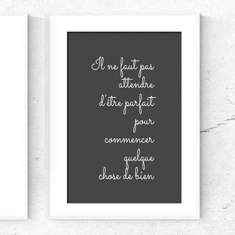 Something Perfect | Printable Poster - Poster from Ainsi Hardi Paris France